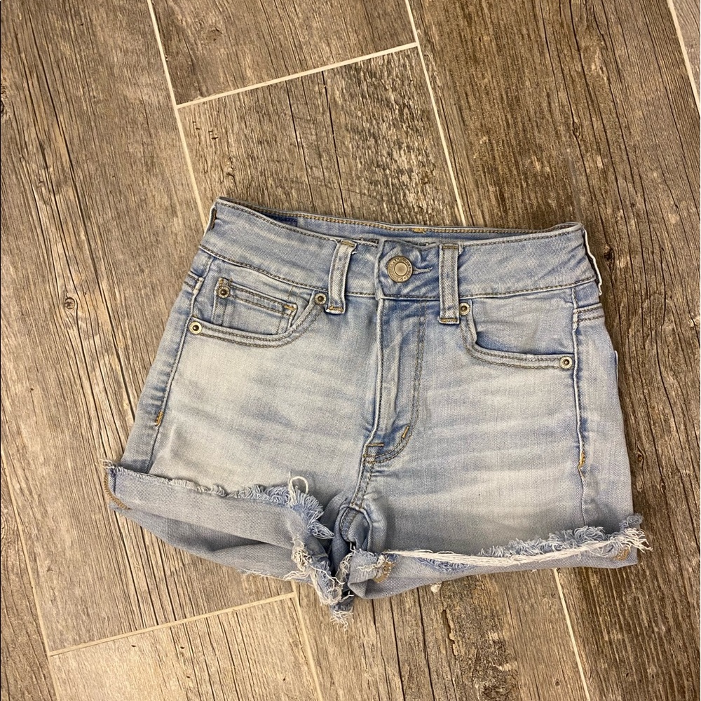 AE | next level stretch jean shorts